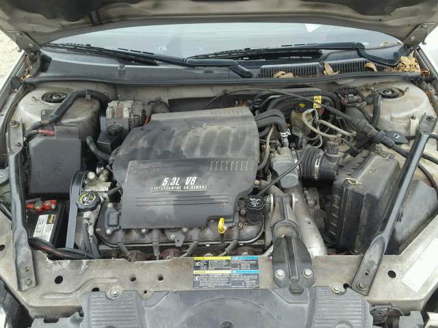 2G1WD58C069313955 - 2006 CHEVROLET IMPALA SUP GRAY photo 7