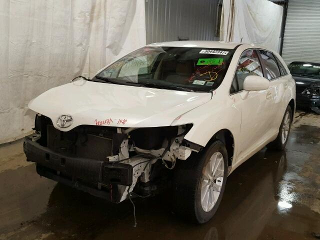 4T3ZA3BB8BU046954 - 2011 TOYOTA VENZA BASE WHITE photo 2