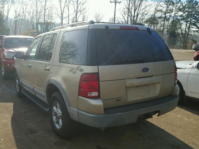 1FMZU73E22UC86548 - 2002 FORD EXPLORER X BROWN photo 3