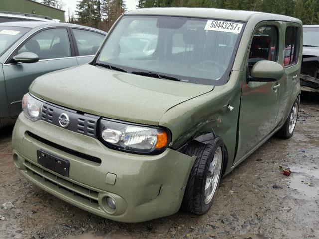 JN8AZ28RX9T103113 - 2009 NISSAN CUBE BASE GREEN photo 2