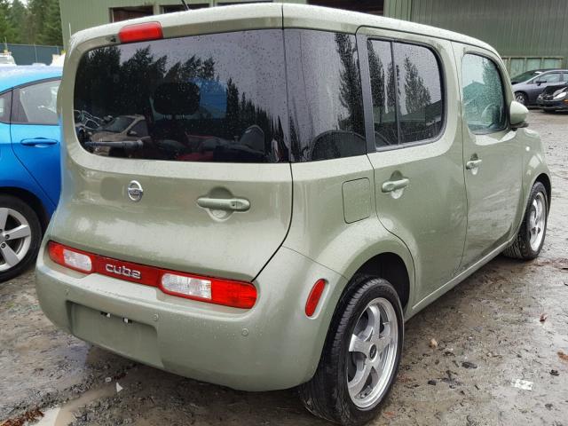 JN8AZ28RX9T103113 - 2009 NISSAN CUBE BASE GREEN photo 4