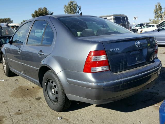 3VWSK69M54M000507 - 2004 VOLKSWAGEN JETTA GLS GRAY photo 3