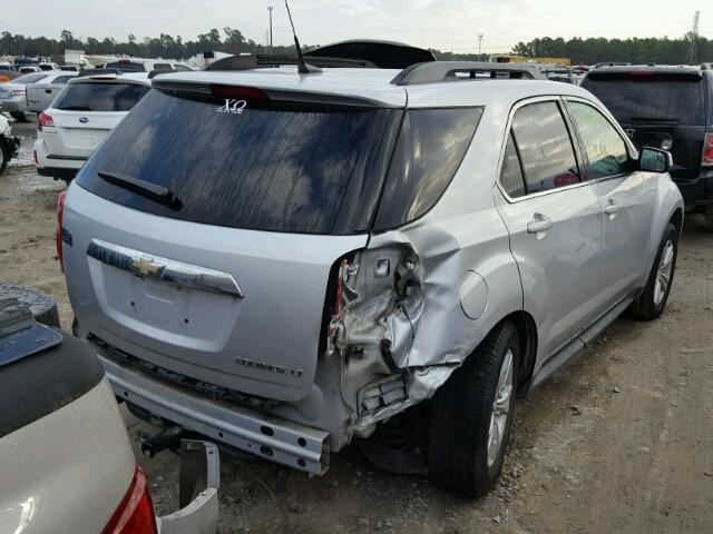 2GNALDEK6D6111282 - 2013 CHEVROLET EQUINOX LT SILVER photo 4