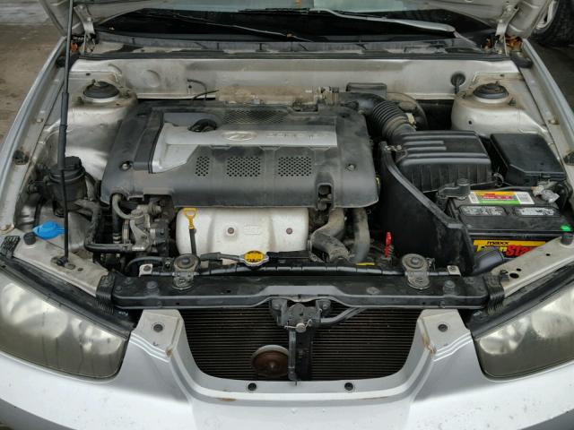 KMHDN45D13U620953 - 2003 HYUNDAI ELANTRA GL SILVER photo 7