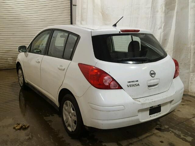 3N1BC1CP2CK298808 - 2012 NISSAN VERSA S WHITE photo 3