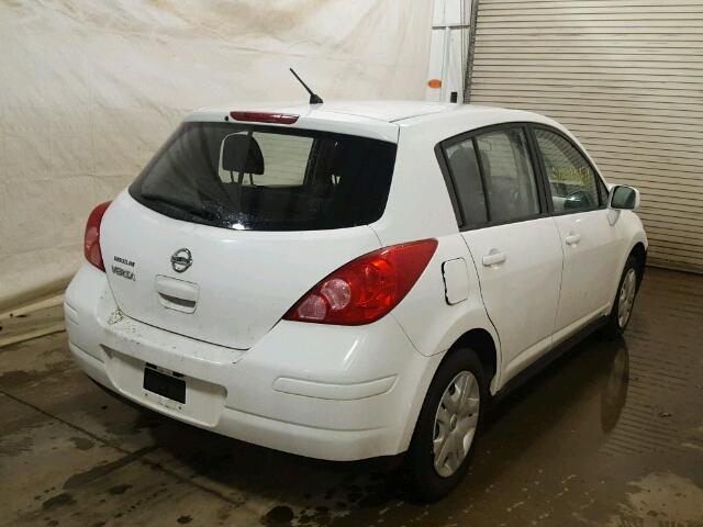 3N1BC1CP2CK298808 - 2012 NISSAN VERSA S WHITE photo 4