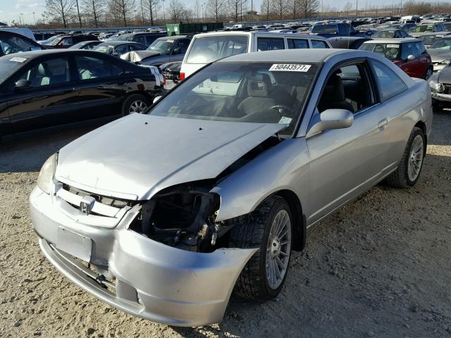 1HGEM21571L044482 - 2001 HONDA CIVIC LX SILVER photo 9