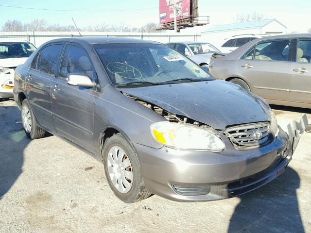 1NXBR32E74Z236809 - 2004 TOYOTA COROLLA CE GRAY photo 1