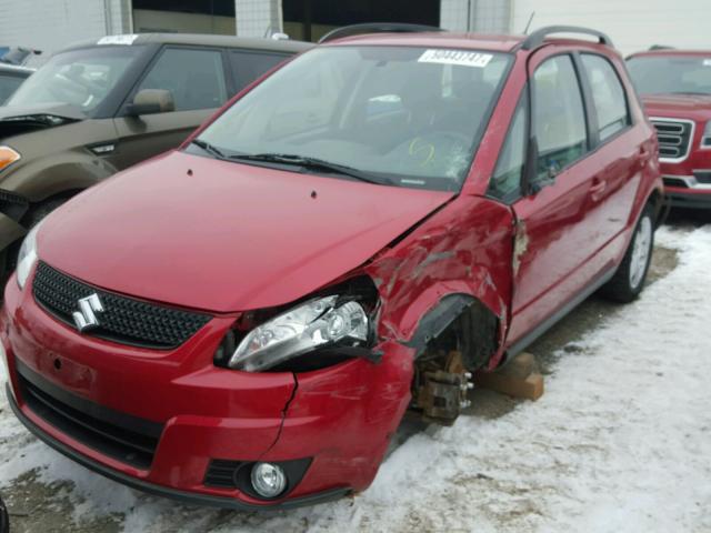 JS2YB5A37C6303755 - 2012 SUZUKI SX4 BASE RED photo 2