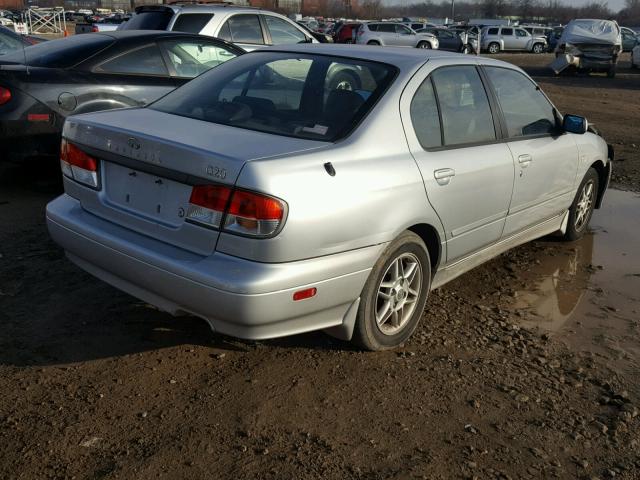 JNKCP11A82T509131 - 2002 INFINITI G20 GRAY photo 4