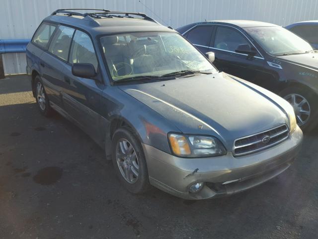 4S3BH665117663898 - 2001 SUBARU LEGACY OUT GREEN photo 1