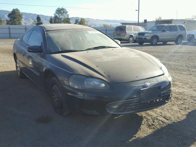 4C3AG52H21E106442 - 2001 CHRYSLER SEBRING LX BLACK photo 1