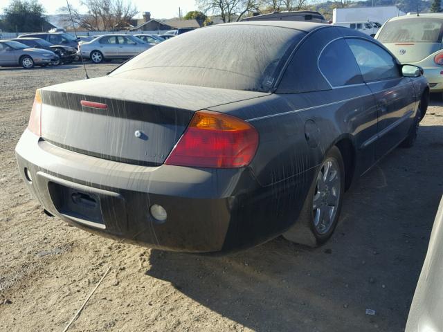 4C3AG52H21E106442 - 2001 CHRYSLER SEBRING LX BLACK photo 4