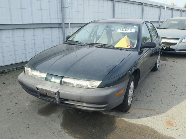 1G8ZH528XTZ165158 - 1996 SATURN SL1 GREEN photo 2