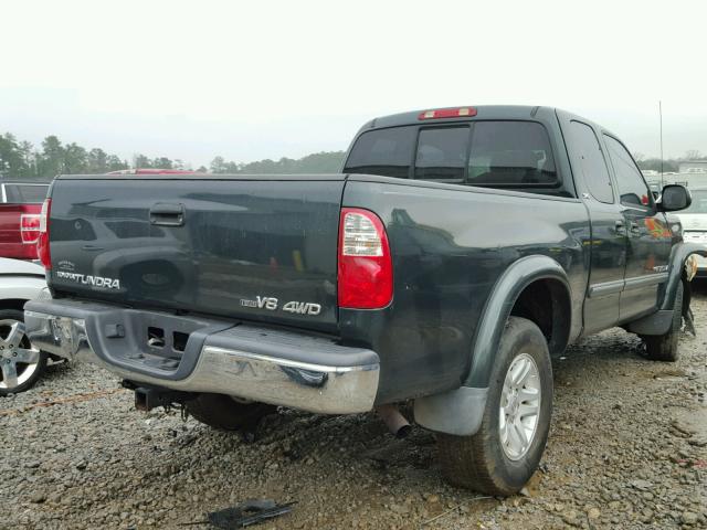 5TBBT44145S464111 - 2005 TOYOTA TUNDRA ACC GREEN photo 4