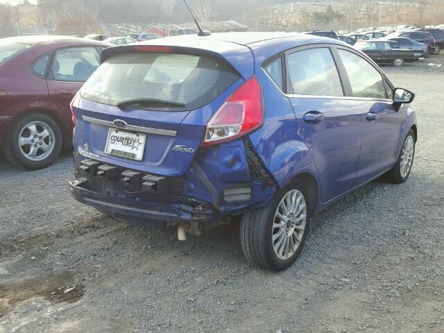 3FADP4FJ3EM163675 - 2014 FORD FIESTA TIT BLUE photo 4