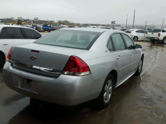 2G1WT57N091177271 - 2009 CHEVROLET IMPALA 1LT SILVER photo 4