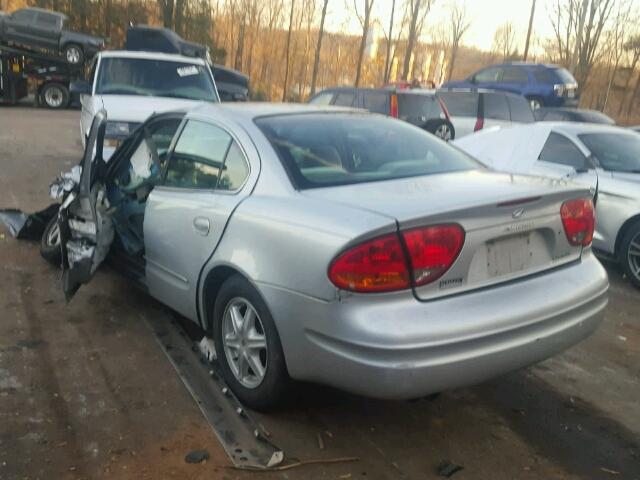 1G3NL52F74C132205 - 2004 OLDSMOBILE ALERO GL SILVER photo 3