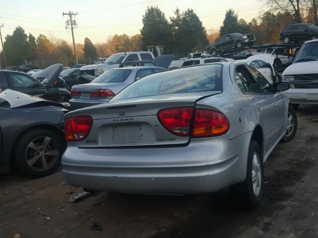 1G3NL52F74C132205 - 2004 OLDSMOBILE ALERO GL SILVER photo 4