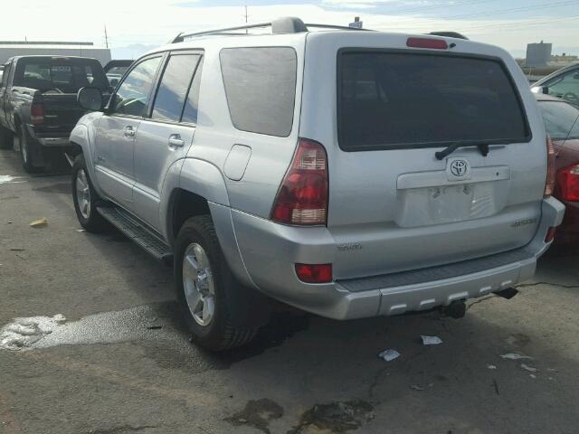 JTEBT14R830022889 - 2003 TOYOTA 4RUNNER SR GRAY photo 3