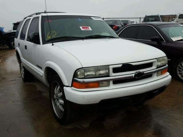 1GNCS13W92K230101 - 2002 CHEVROLET BLAZER WHITE photo 1