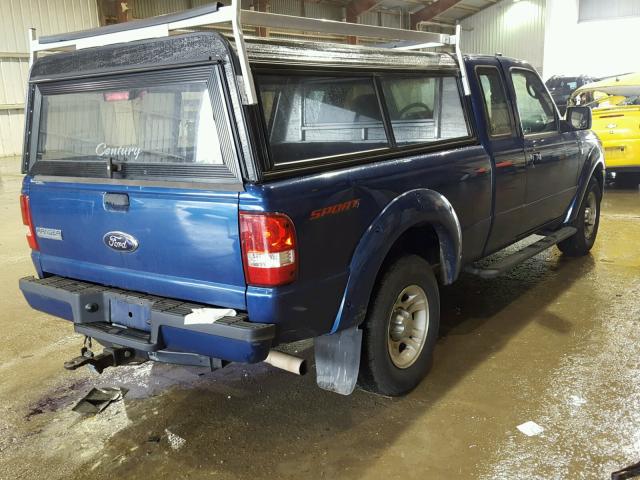 1FTYR14E09PA06695 - 2009 FORD RANGER SUP BLUE photo 4