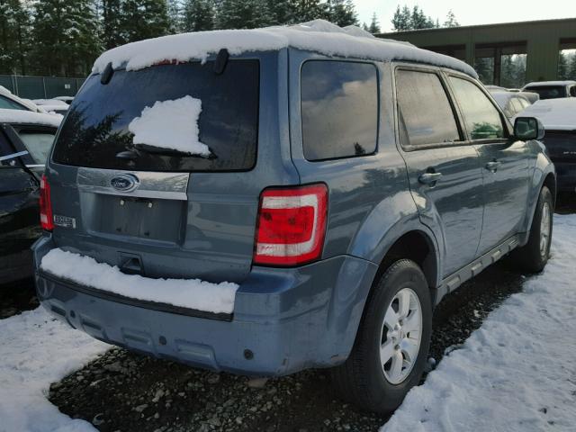 1FMCU9E76BKA93945 - 2011 FORD ESCAPE LIM BLUE photo 4