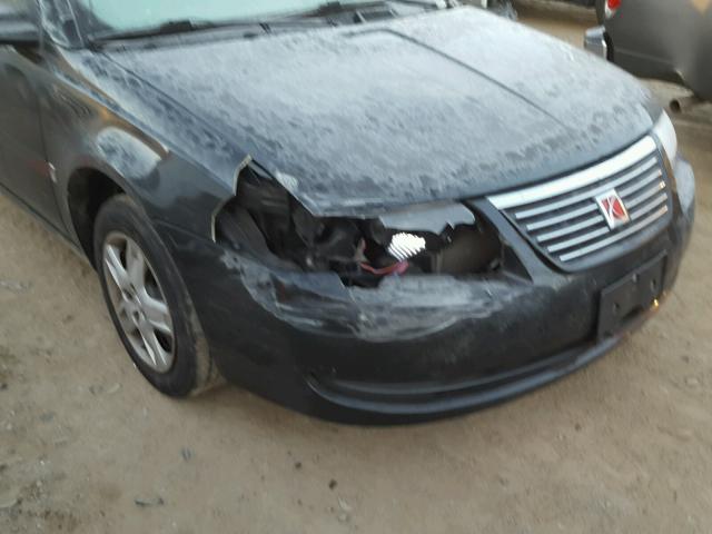1G8AJ55F27Z194994 - 2007 SATURN ION LEVEL BLACK photo 9