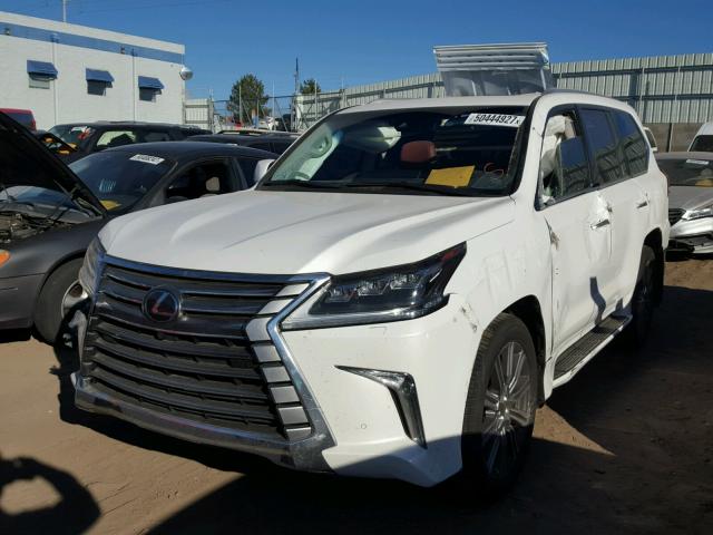 JTJHY7AX3H4243285 - 2017 LEXUS LX 570 WHITE photo 2