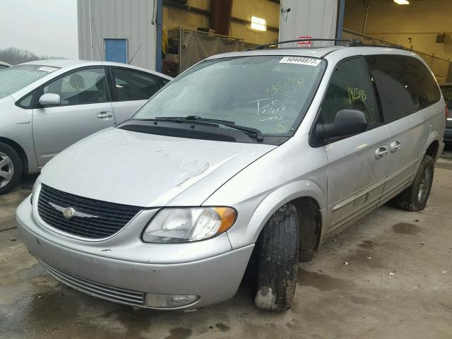 2C8GT64L63R234617 - 2003 CHRYSLER TOWN & COU SILVER photo 2