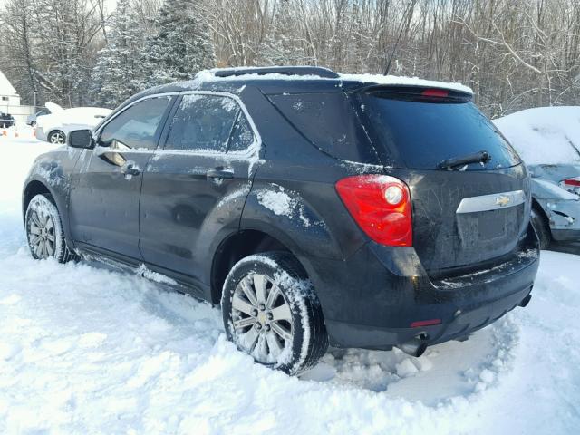 2CNFLDE59B6272825 - 2011 CHEVROLET EQUINOX LT BLACK photo 3