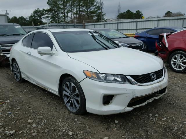 1HGCT2B83DA007495 - 2013 HONDA ACCORD EXL WHITE photo 1