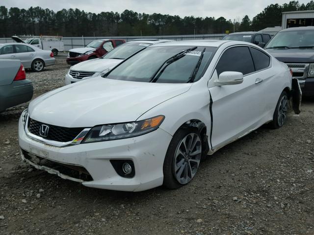 1HGCT2B83DA007495 - 2013 HONDA ACCORD EXL WHITE photo 2
