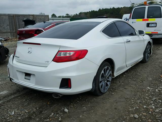 1HGCT2B83DA007495 - 2013 HONDA ACCORD EXL WHITE photo 4