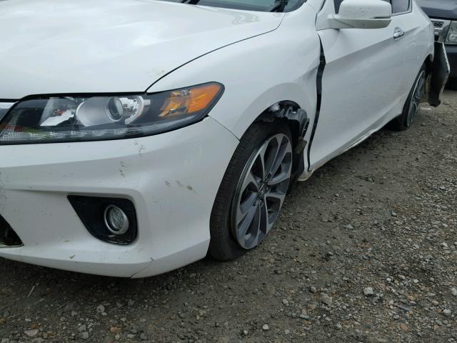 1HGCT2B83DA007495 - 2013 HONDA ACCORD EXL WHITE photo 9