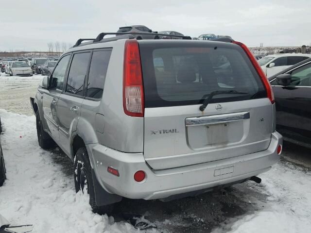 JN8BT08V25W101629 - 2005 NISSAN X-TRAIL XE SILVER photo 3