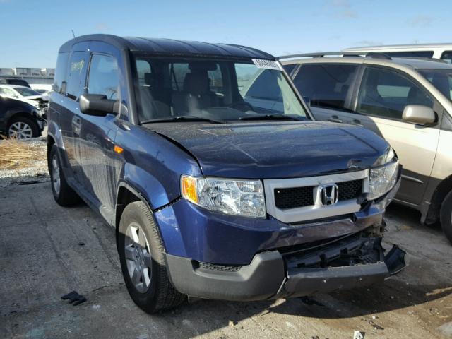 5J6YH2H76AL003147 - 2010 HONDA ELEMENT EX BLUE photo 1