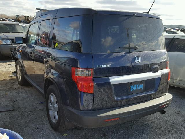 5J6YH2H76AL003147 - 2010 HONDA ELEMENT EX BLUE photo 3