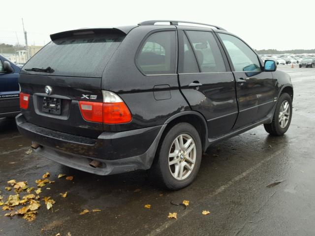 5UXFA13544LU45767 - 2004 BMW X5 3.0I BLACK photo 4