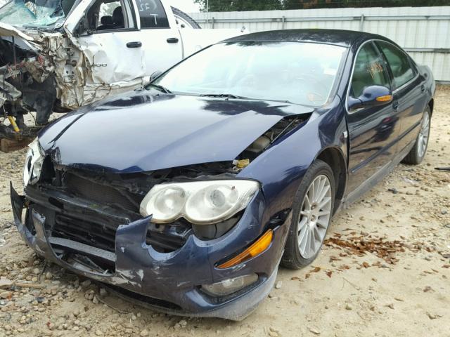 2C3AE76K22H314713 - 2002 CHRYSLER 300M SPECI BLUE photo 2