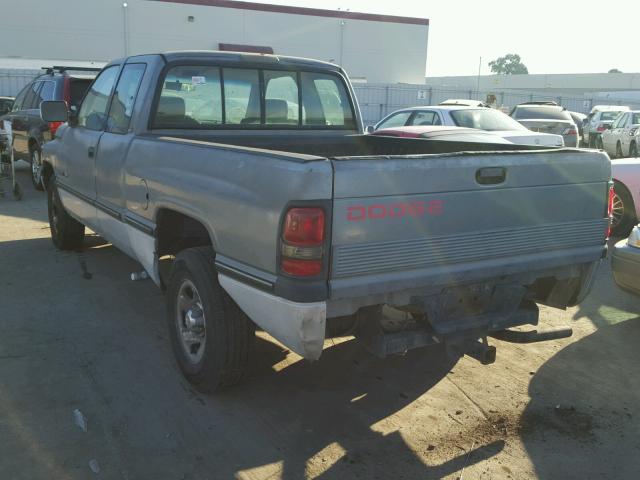 3B7HC13Z0SM180378 - 1995 DODGE RAM 1500 GRAY photo 3