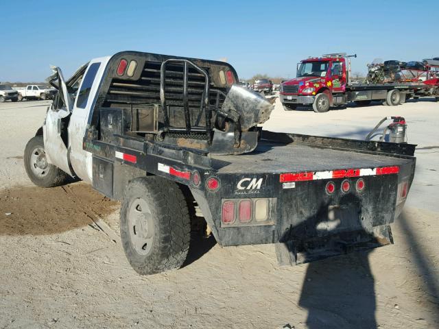 1FTSX20569EA44015 - 2009 FORD F250 SUPER WHITE photo 3