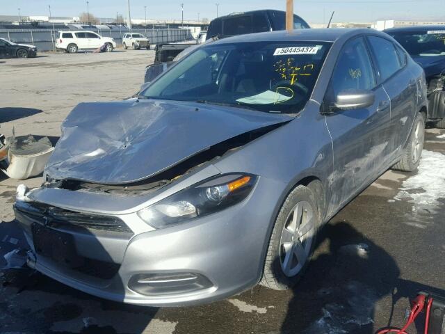 1C3CDFBBXFD251424 - 2015 DODGE DART SXT GRAY photo 2