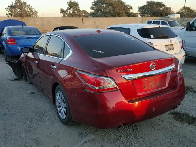 1N4AL3APXFC430799 - 2015 NISSAN ALTIMA 2.5 BURGUNDY photo 3