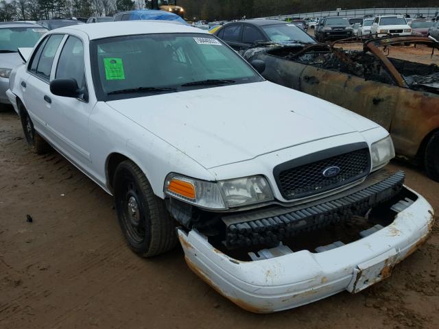 2FAHP71V89X112406 - 2009 FORD CROWN VICT WHITE photo 1