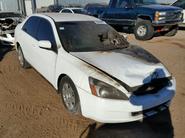 1HGCM56465A115973 - 2005 HONDA ACCORD LX WHITE photo 1