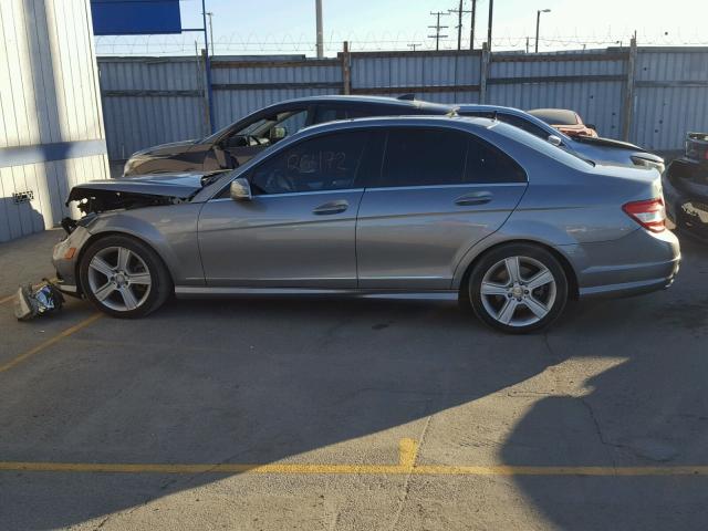 WDDGF5EB8AR092627 - 2010 MERCEDES-BENZ C 300 GRAY photo 9