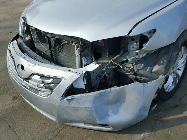4T1BE46K57U062955 - 2007 TOYOTA CAMRY NEW SILVER photo 9