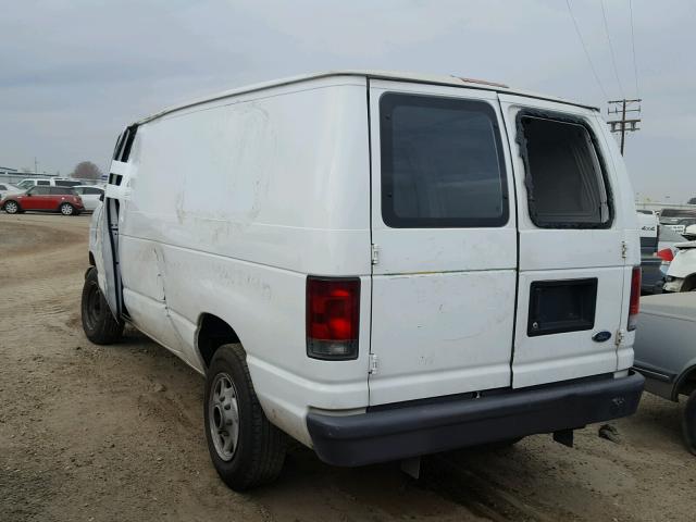 1FTNE14W87DA26747 - 2007 FORD ECONOLINE WHITE photo 3