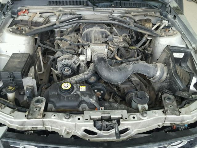 1ZVHT80N395141338 - 2009 FORD MUSTANG SILVER photo 7
